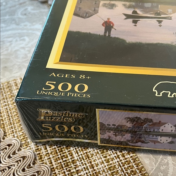 500 Piece Puzzle - Gristle Mill Stream by Sally Caldwell Fisher - Picture 4 of 5